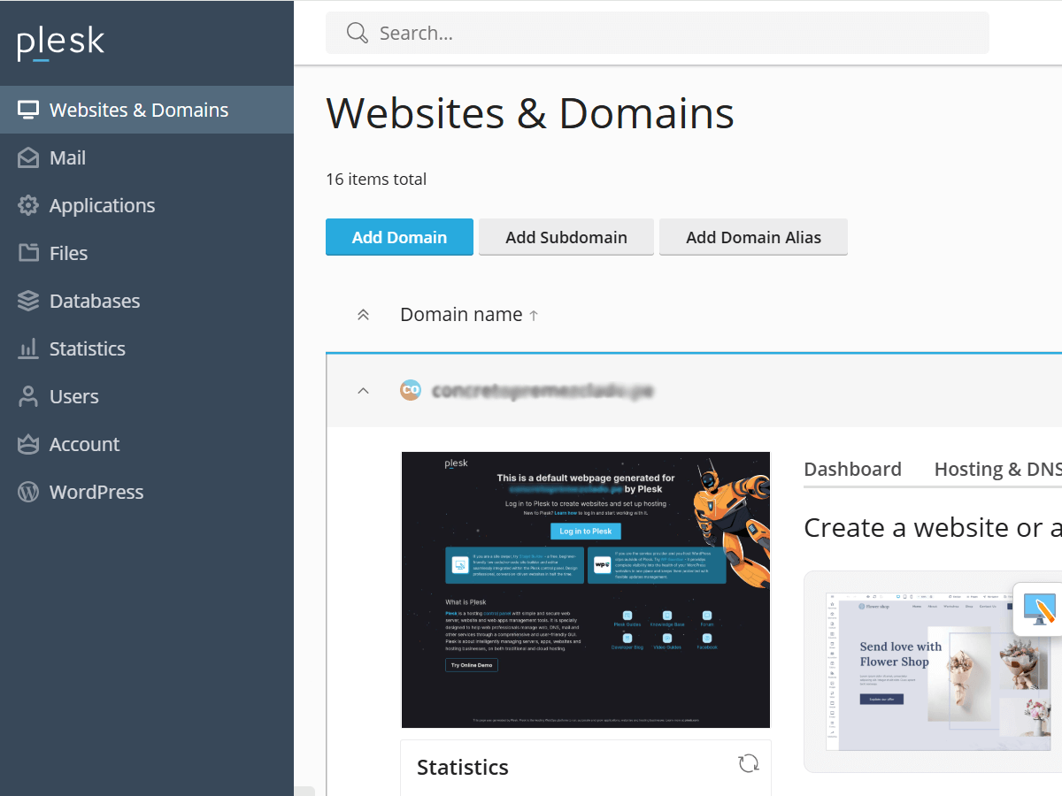 Plesk Hosting